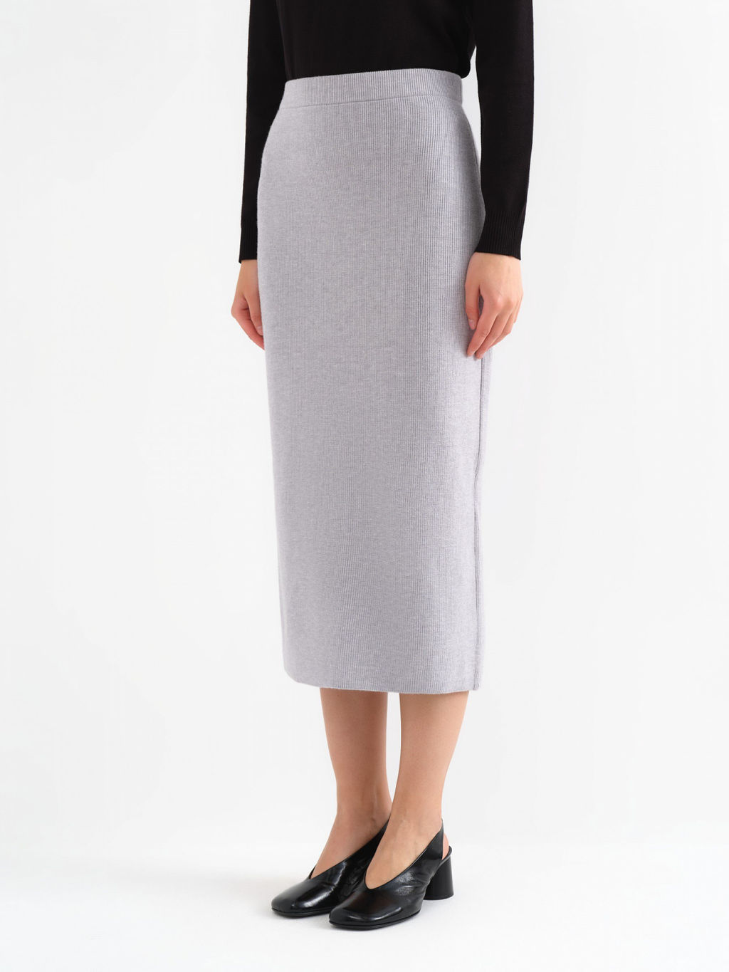 Conso/KUM 230628 - grey melange Юбка женская  фото 2