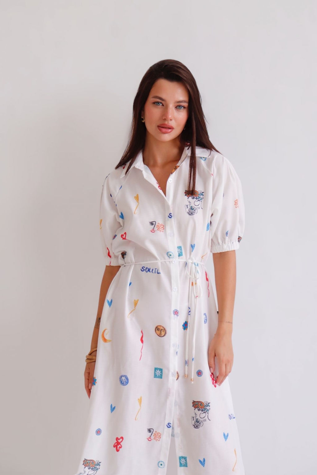 Martichelli Платье летнее с принтом  фото 4