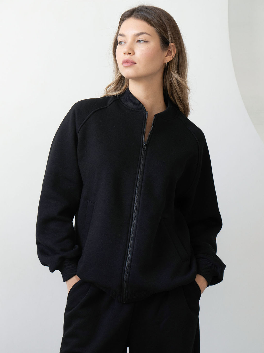 MY Толстовка жен. с/н на молнии СН017  фото 2