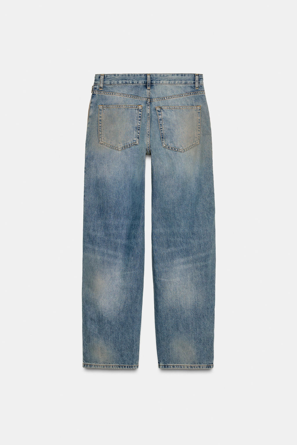 ZW COLLECTION MID-WAIST JEANS WITH ZIPS LIMITED EDITION - Zara фото 7
