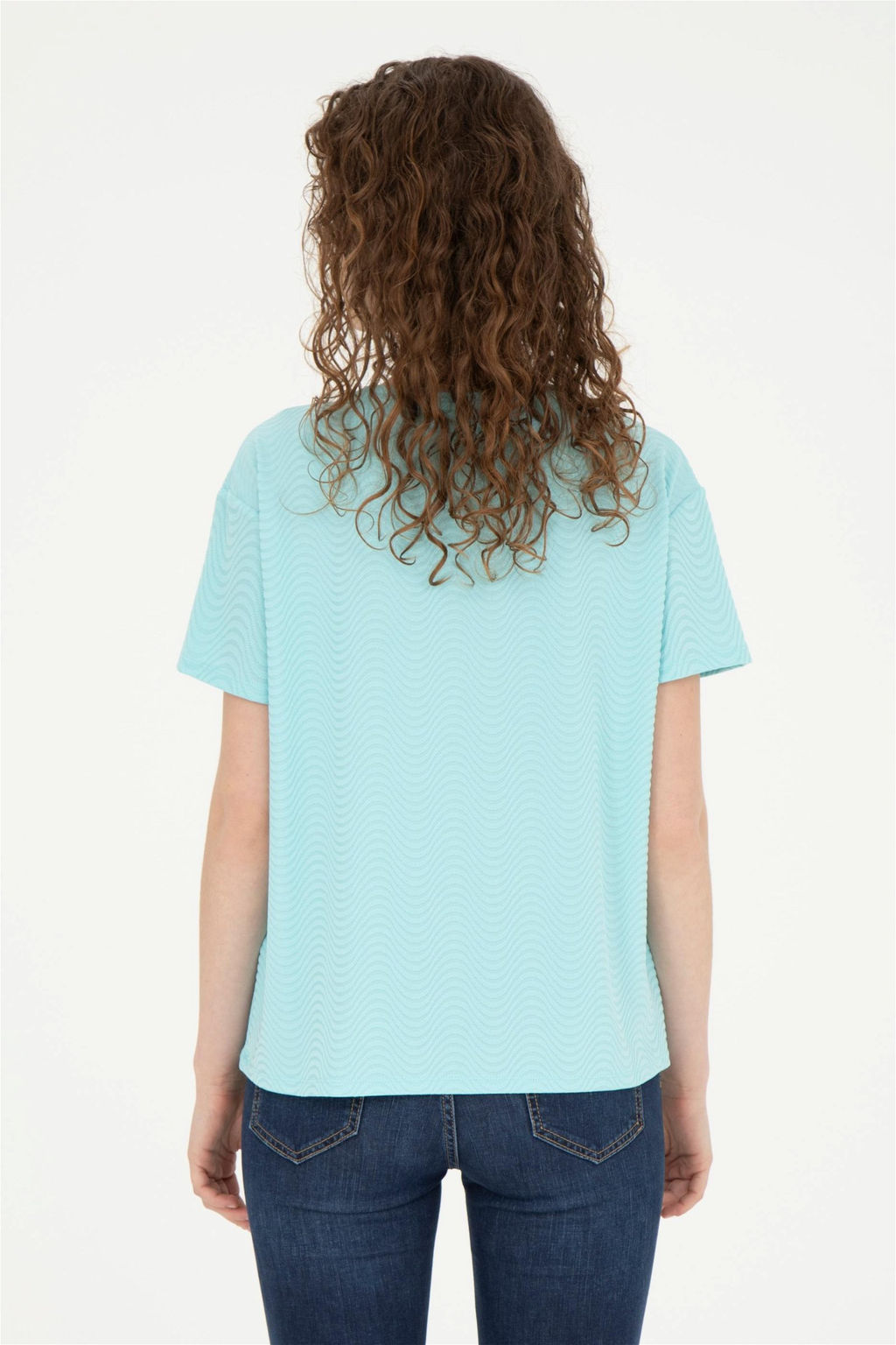 Женская мятная футболка - U.s. polo assn фото 5