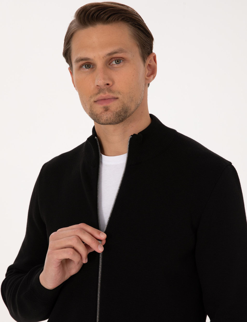 Siyah Regular Fit Triko H_rka - Pierre cardin фото 2