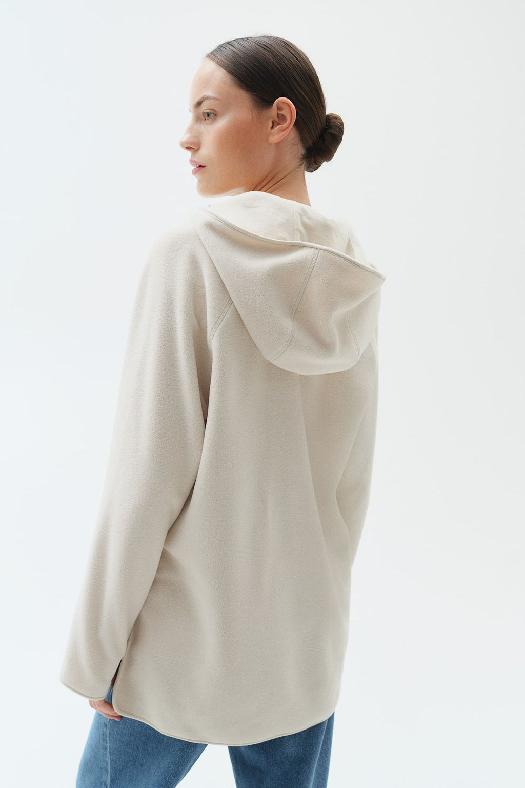 MAMA Chaqueta polar con capucha Before & After - H&m фото 4