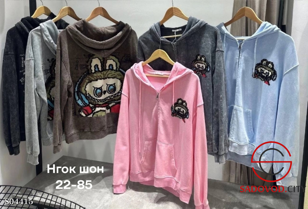кофта женская с рисунком на молнии - Bruno фото 2