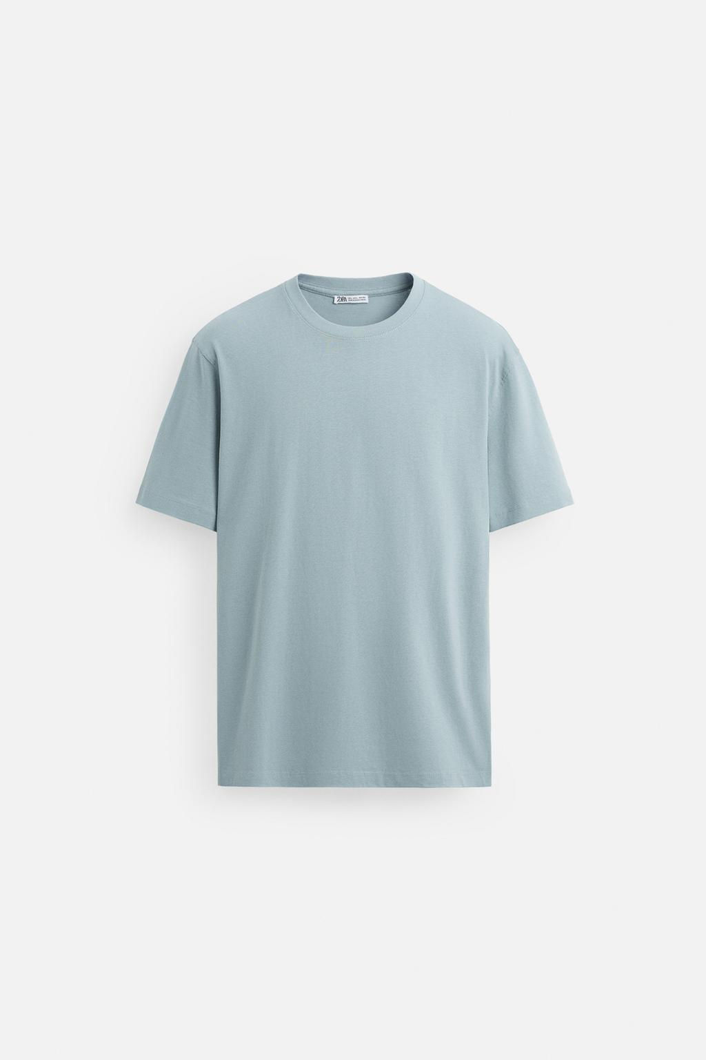BASIC MEDIUM WEIGHT T-SHIRT - Zara фото 49