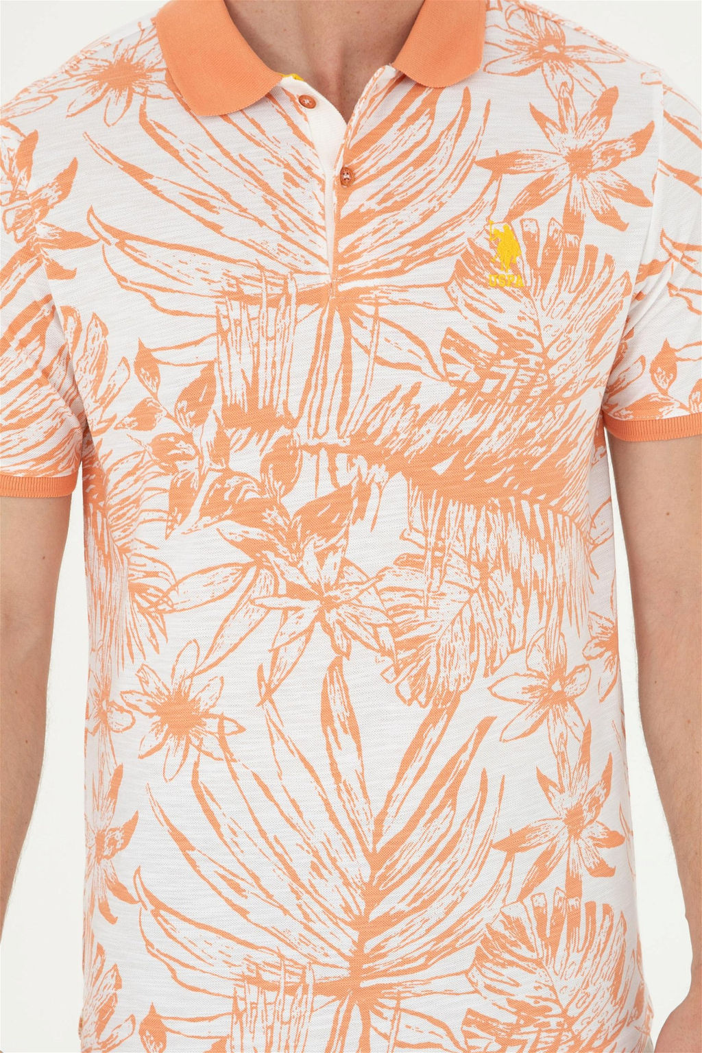 U. S. Polo Assn / Мужская футболка с лососем - U.s. polo assn фото 6