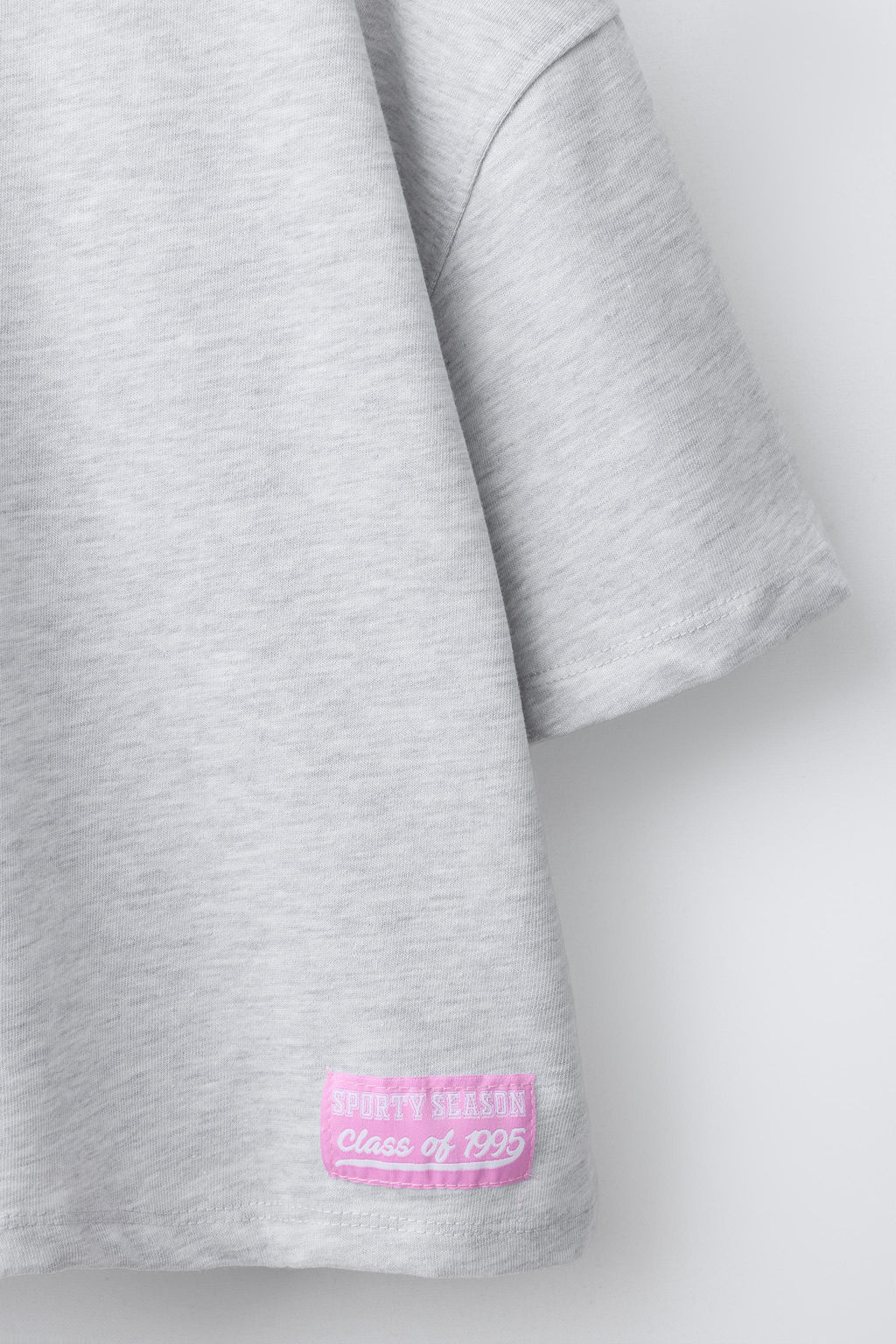CAMISETA VARSITY TEXTO / Gris vigor? - Zara фото 5