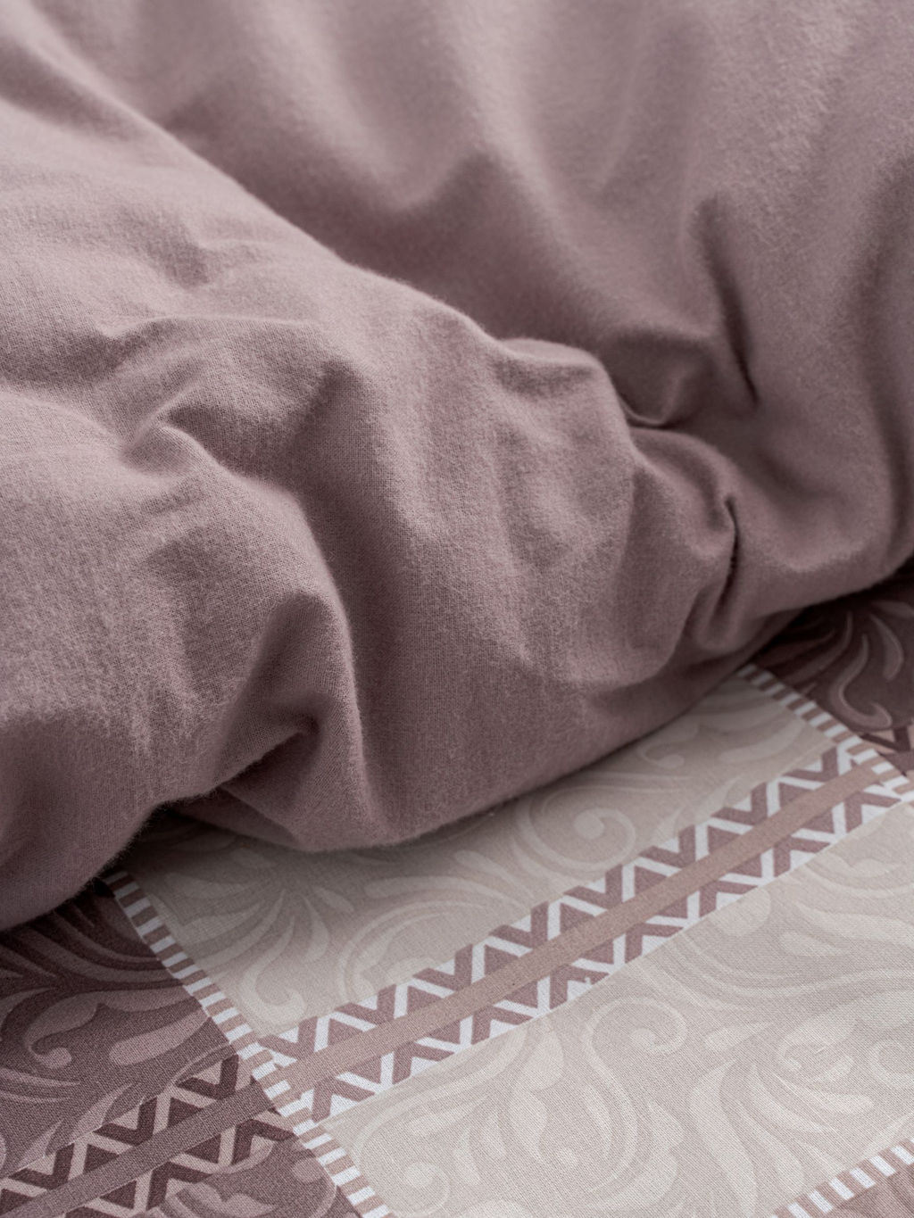 КПБ ЭКОДОМ Персик 9483-1/Семейный