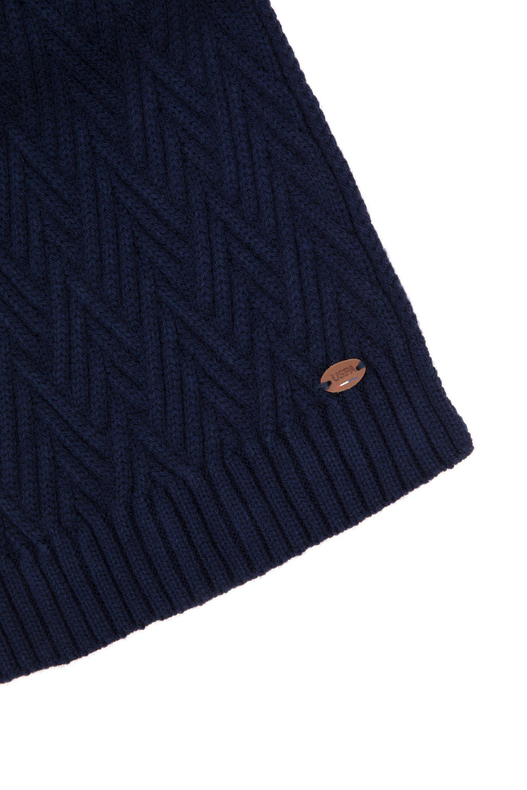 Мужской темно-синий шарф Неожиданная скидка в корзине - U.s. polo assn фото 2