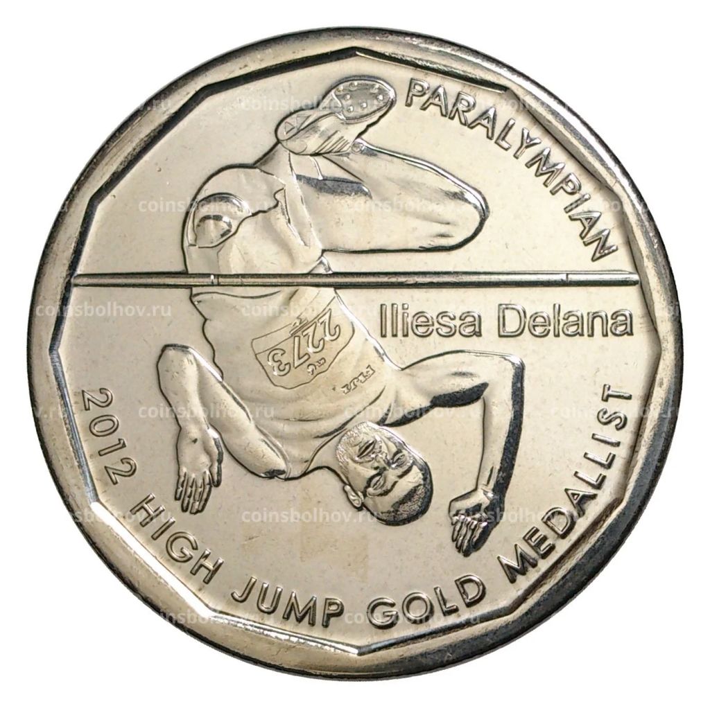 50 центов 2013 года Фиджи Илиеза Делана (Паралимпиада 2012)