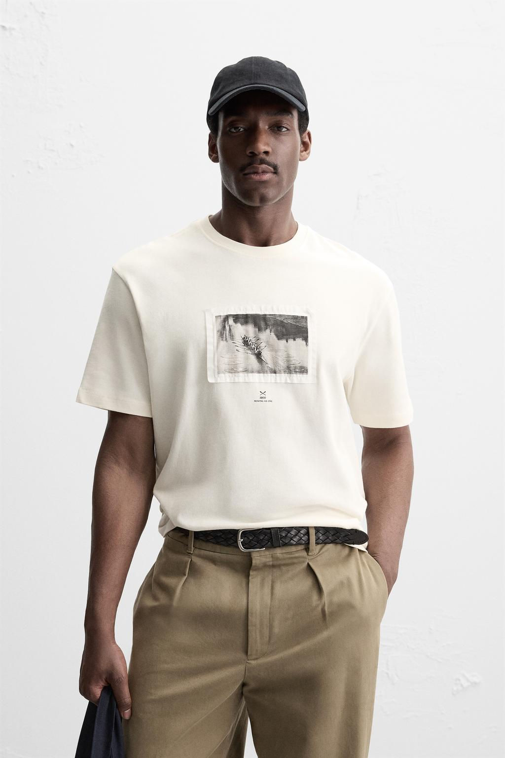 CAMBRIDGE PHOTOGRAPHIC PRINT T-SHIRT - Zara фото 2