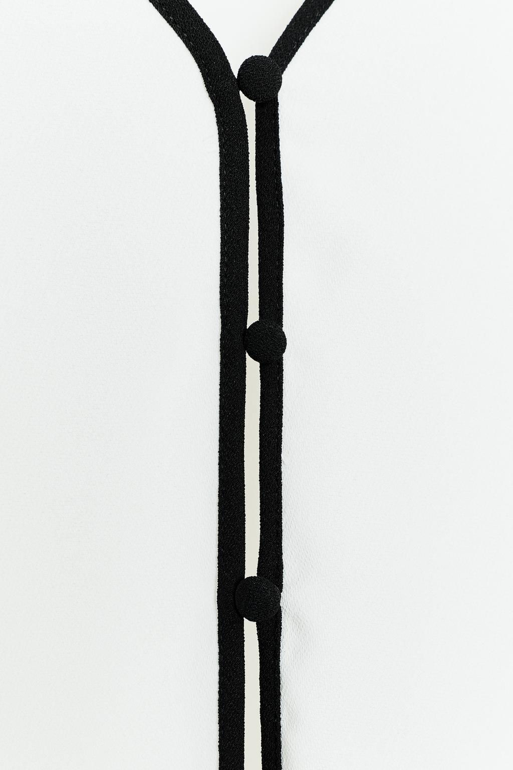 CONTRAST TRIM CAMISOLE TOP - Zara фото 11