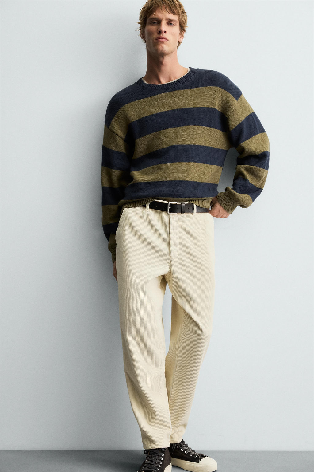 CARROT FIT CORDUROY TROUSERS - Zara фото 5