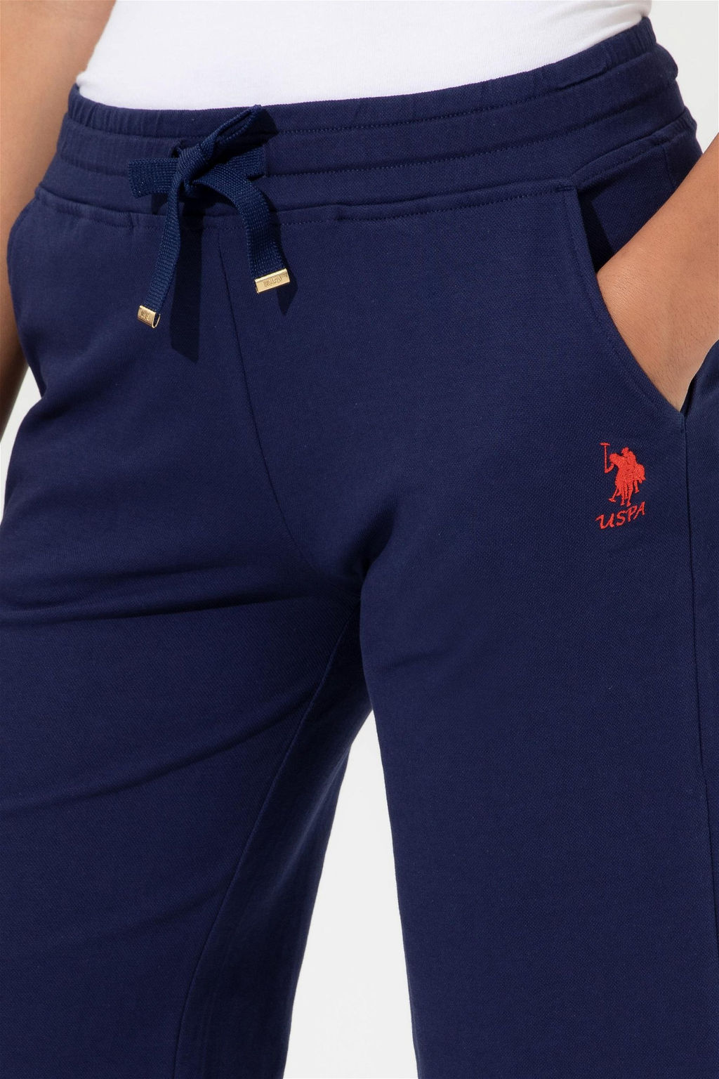 Женские темно-синие вязаные шорты Неожиданная скидка в корзине - U.s. polo assn фото 6