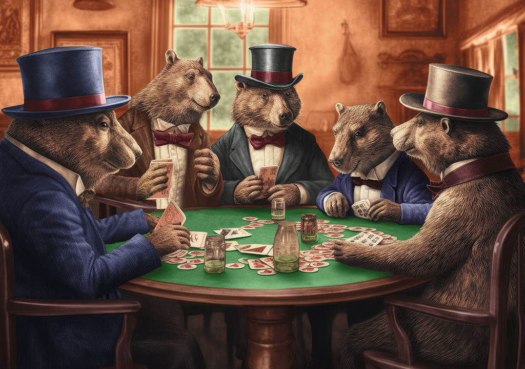 ФРЕЯ Пазл 1000 элемент. PZL-1000/65 Капибары играют в покер