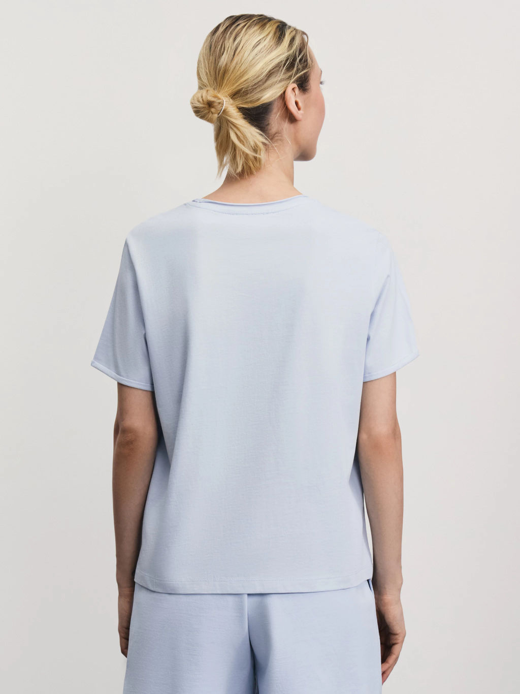 Хлопковая футболка прямого кроя / Zarina  фото 5