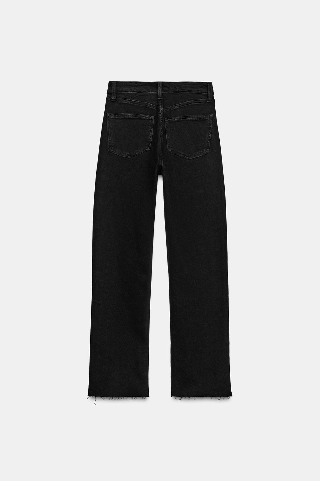 TRF HIGH-WAIST CROPPED FLARE JEANS - Zara фото 19