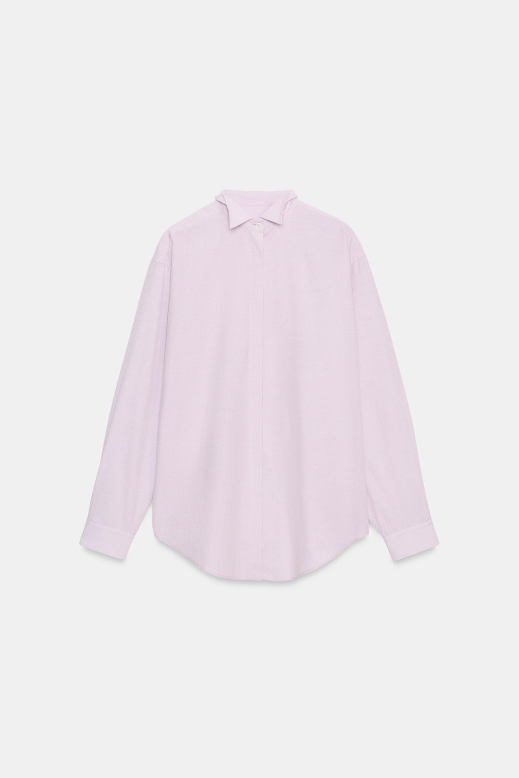 CAMISA RAYAS ZW COLLECTION / Malva - Zara фото 7
