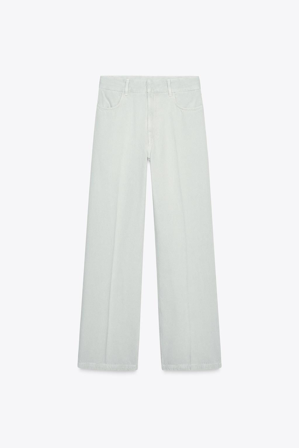 ZW COLLECTION HIGH-WAIST WIDE-LEG JEANS - Zara фото 15