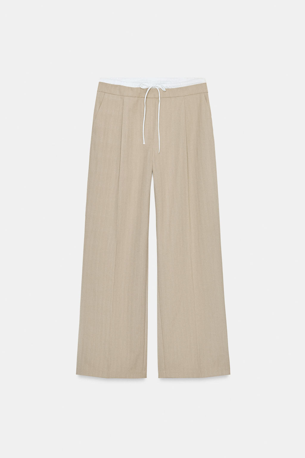 WIDE TROUSERS WITH DOUBLE WAISTBAND - Zara фото 7