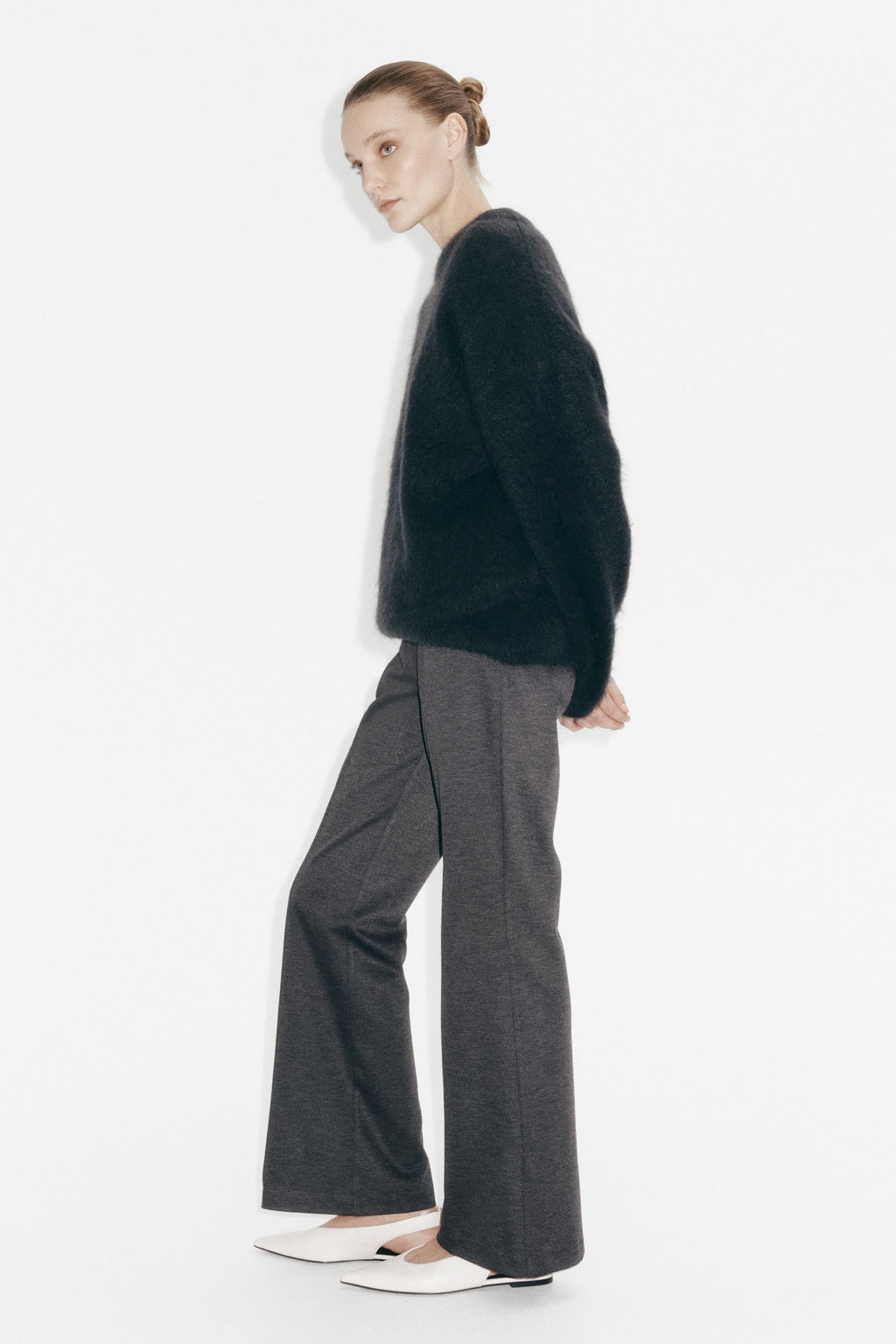 Pantal?n bootcut con raya - H&m фото 7
