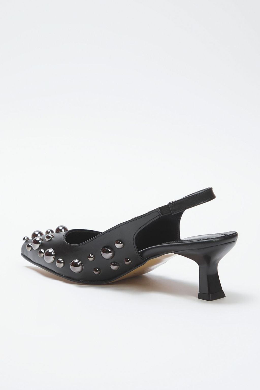 Trendyol Shoes Siyah Trok Tasl? Kad?n Kitten Topuklu Ayakkab? TAKSS25TO00088 - Trendyolmilla фото 6