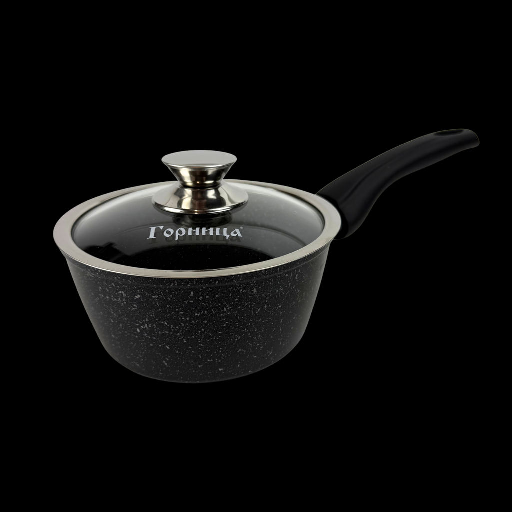 Ковш 1,2л. Юбил. индукц. пласт/руч. с кр. (п/у), Икш1211юб