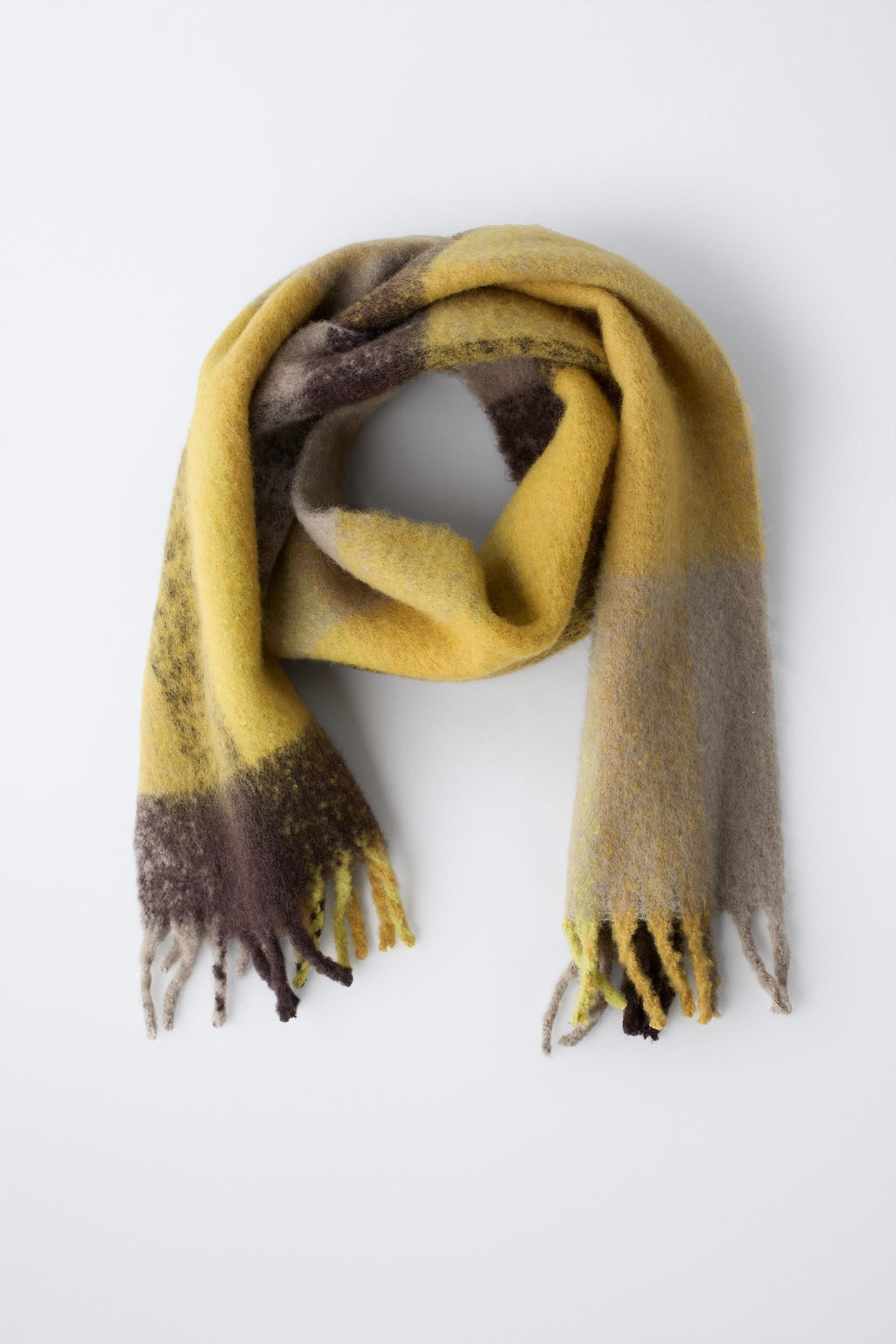 MAXI CHECK SCARF - Zara фото 4