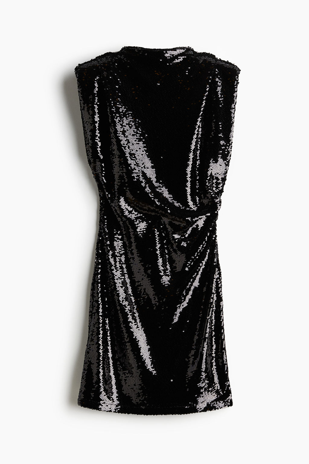 Vestido de lentejuelas con hombreras - H&m фото 9