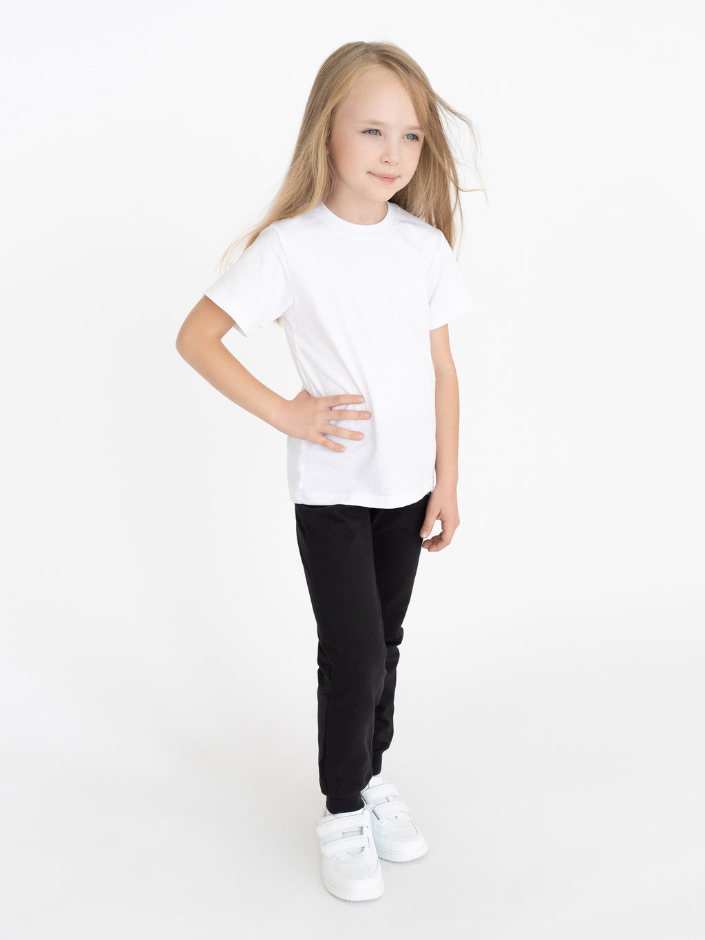 Брюки детские черные 446п (110, 60)