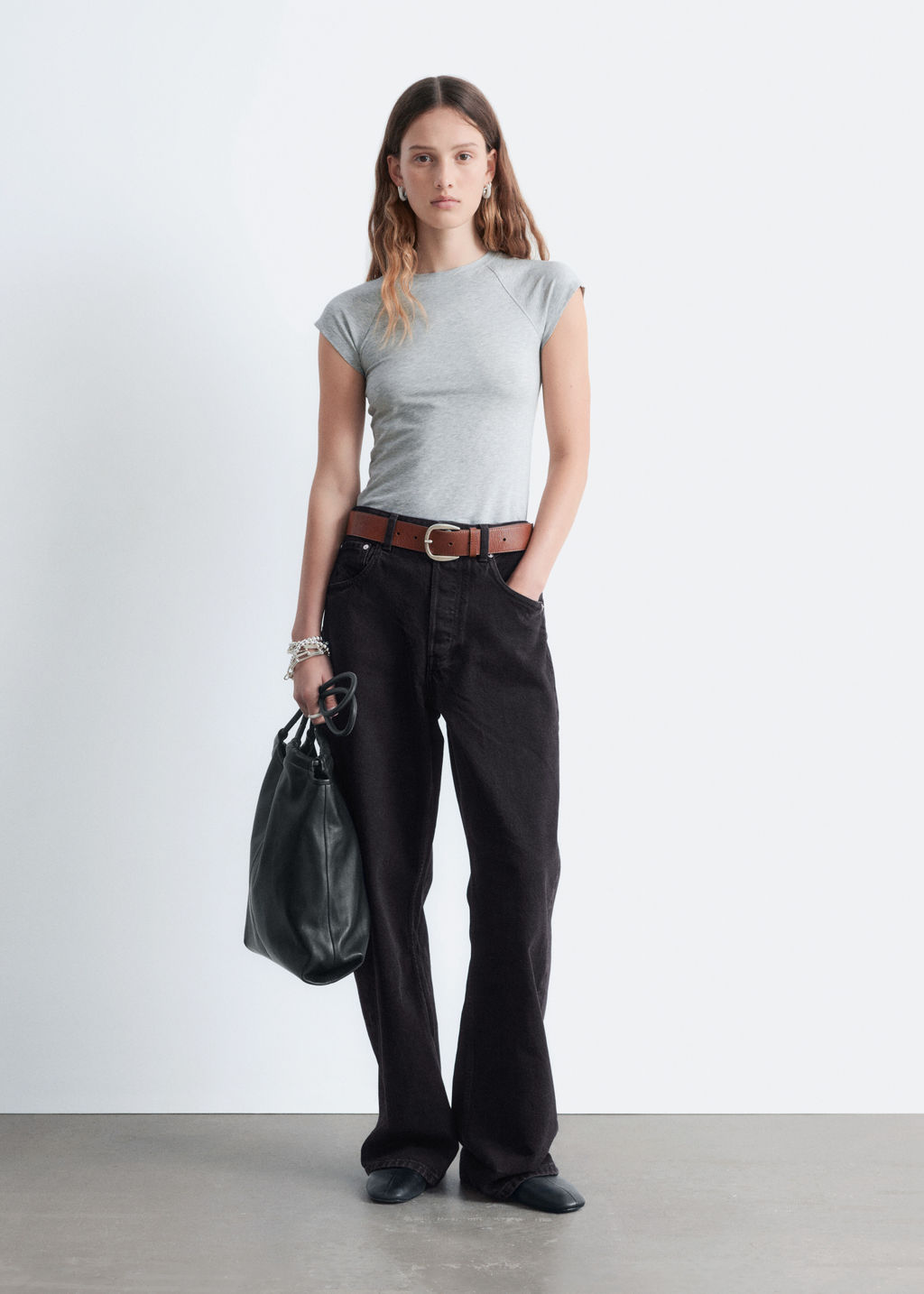 Camiseta ajustada con mangas ragl?n - H&m фото 3