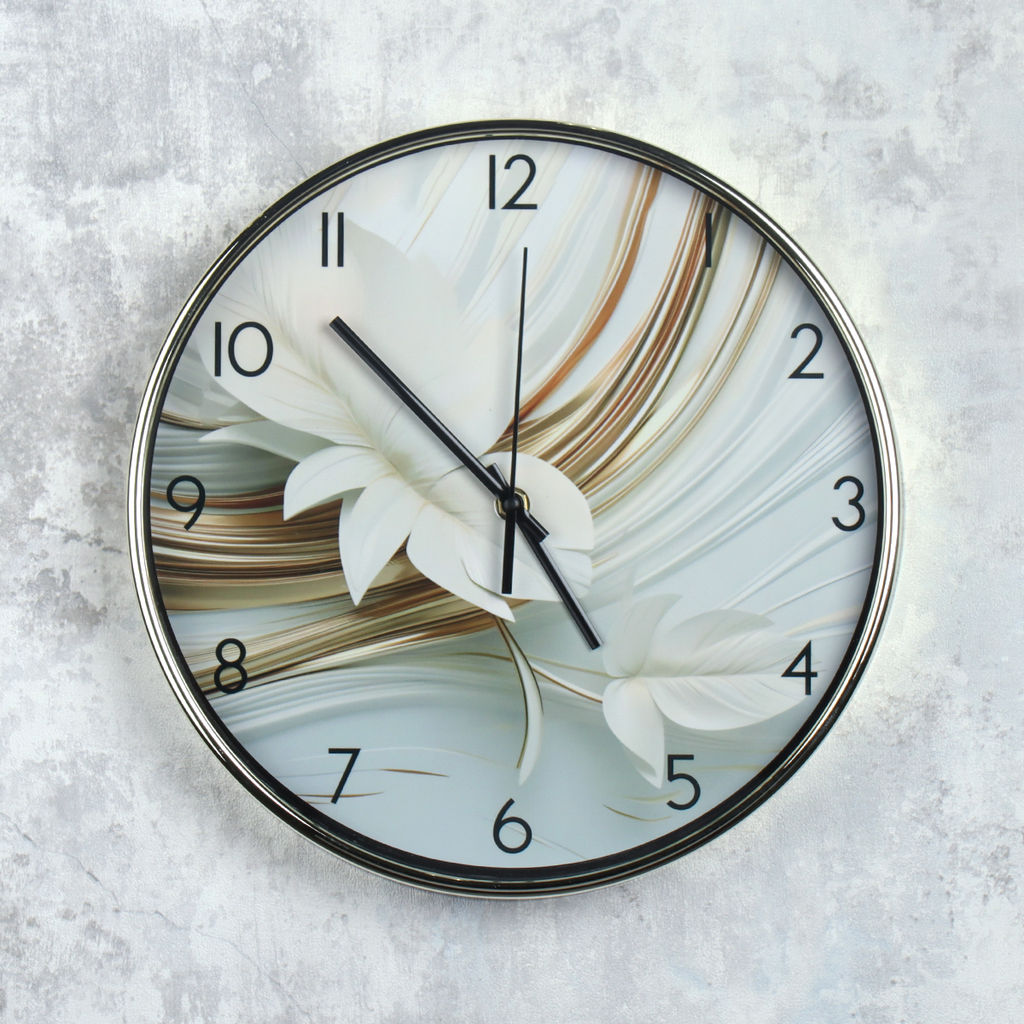 Цена за 1 шт. Часы настенные 30 см / 5608 /уп 20/ - Галеонтрейд фото 5