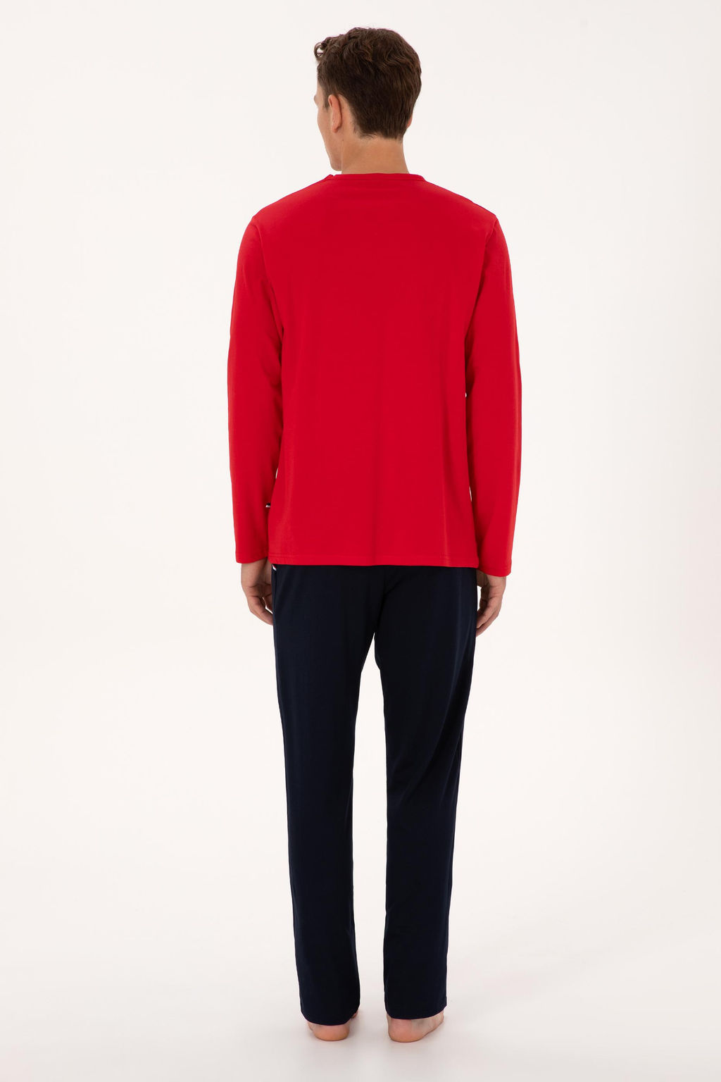 Erkek K_rm_z_ Pijama Tak_m_ - U.s. polo assn фото 5