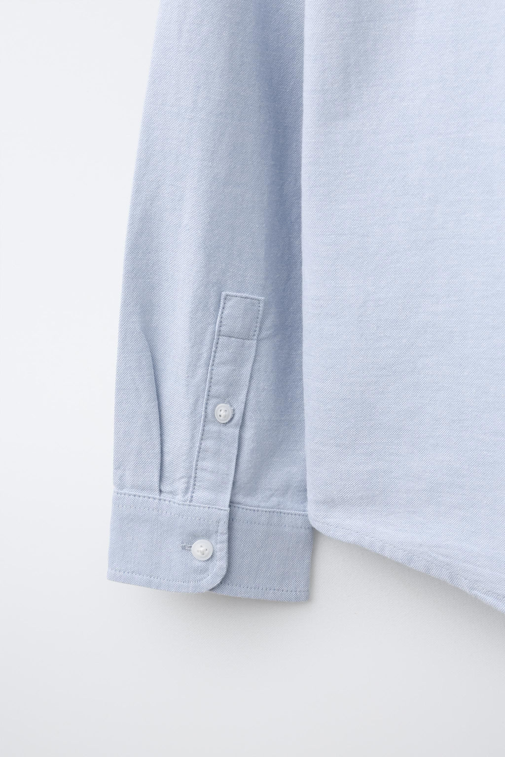 CAMISA BOLSILLO OXFORD / Celeste - Zara фото 4