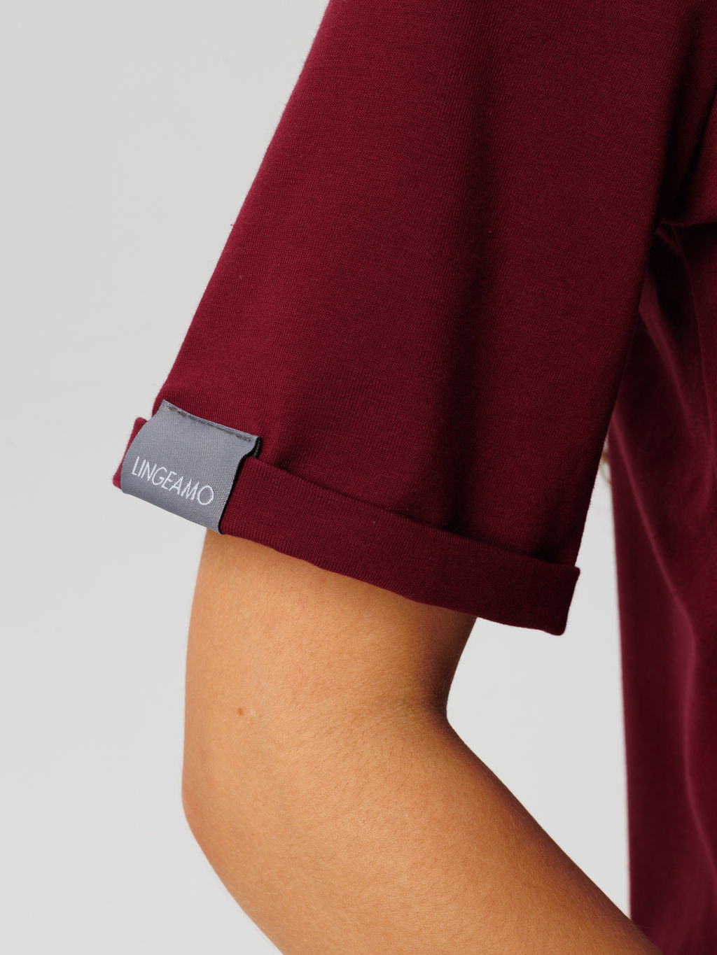 Трикотажное платье LINGEAMO темно-бордовое ВП-05 (28)