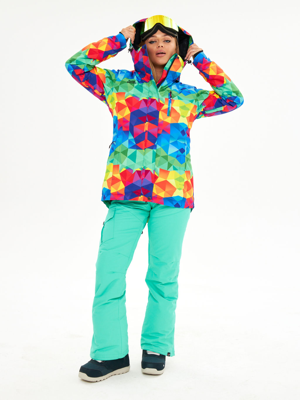 Женская горнолыжная сноубордическая куртка Alpha Endless Ultra Chaleur SNB 423/316_6 Разноцветный  фото 46