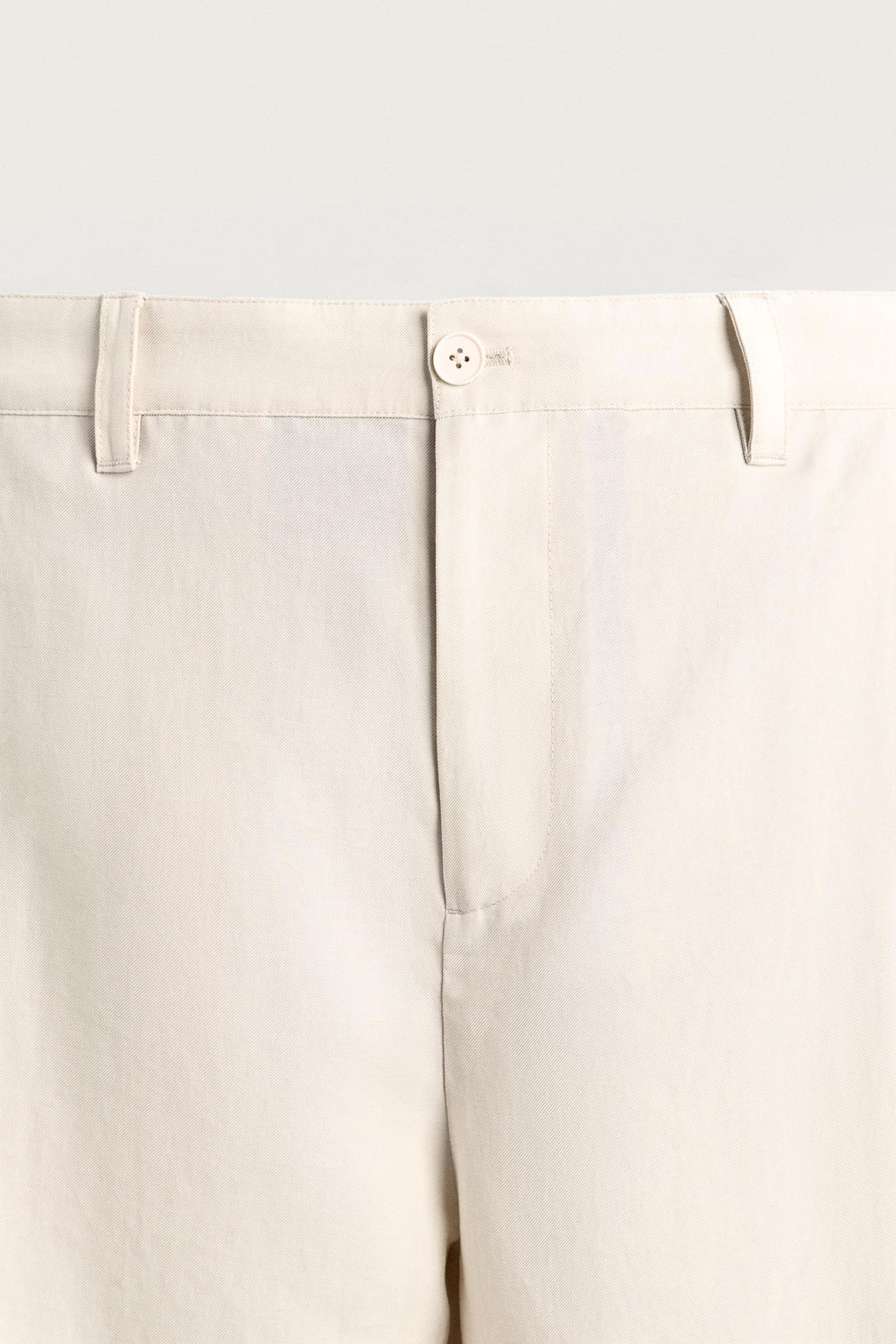 PANTAL?N FLUIDO PLIEGUES LATERALES / Crudo medio - Zara фото 12