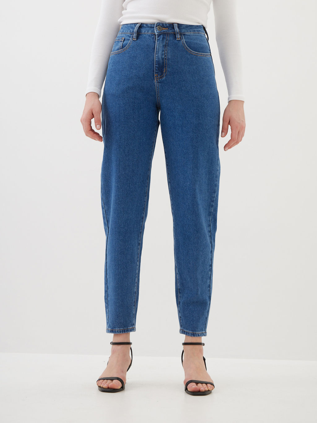 Женские джинсы mom fit с высокой посадкой - Mossmore фото 15