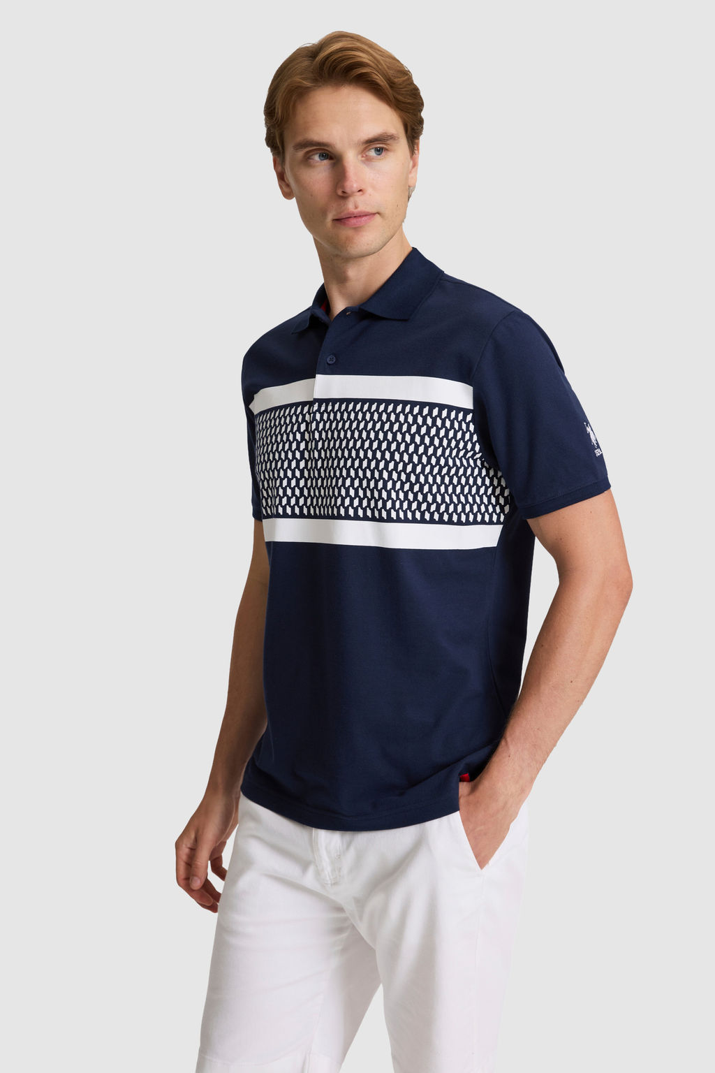 Erkek Lacivert Regular Fit Polo Yaka Ti__rt - U.s. polo assn фото 3