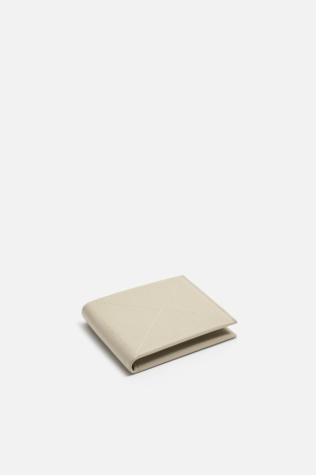WALLET WITH TOPSTITCHING - Zara фото 2
