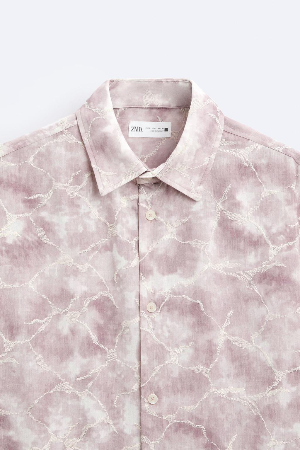 BATIK BOYALI JAKARLI GOMLEK - Zara фото 8