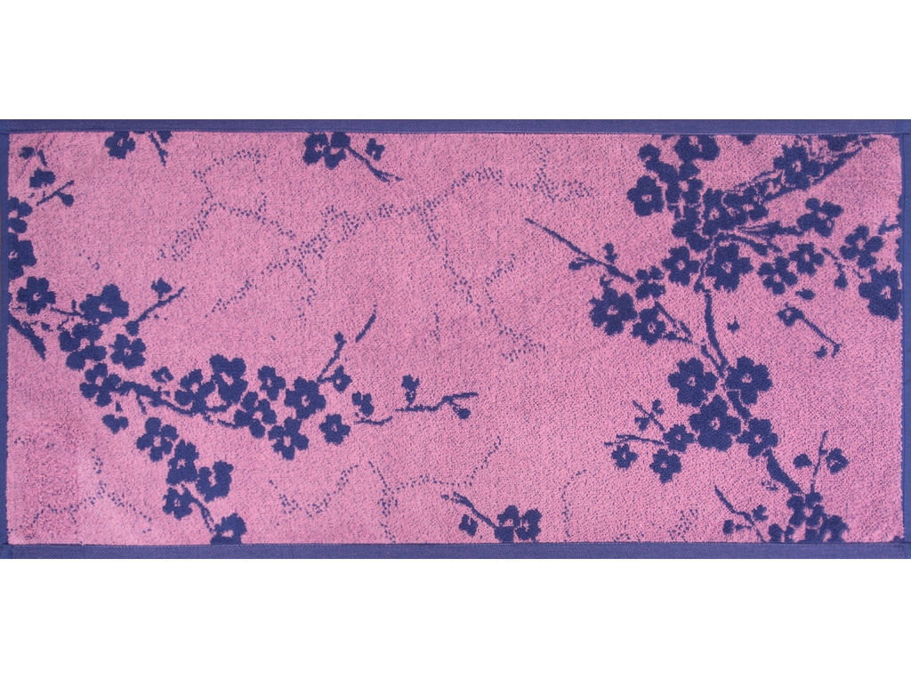 Полотенце махровое 6с104.413ж1 Цветущие(пурпурн3) 81х40см