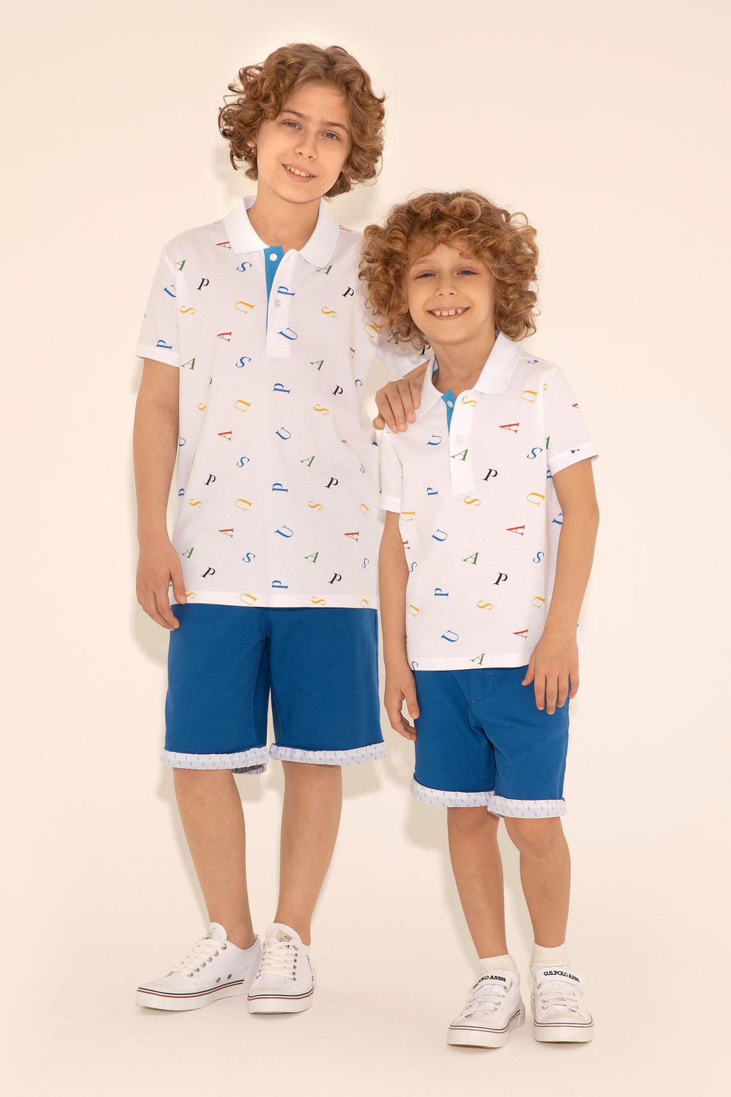 Футболка U.S. Polo Assn для мальчиков из хлопка белая  фото 9
