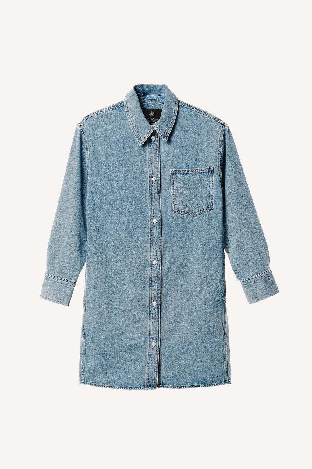 VESTIDO DENIM WILLY CHAVARRIA X ZARA / Azul claro  фото 4