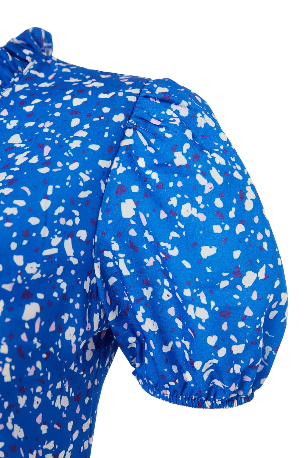 TRENDYOLMILLA Ac?k Mavi Cicekli A Kesim F?rf?rl? Midi Dokuma Elbise TWOSS20EL0894  фото 51