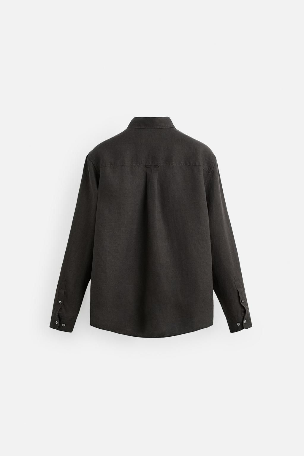 100% LINEN SHIRT - Zara фото 22