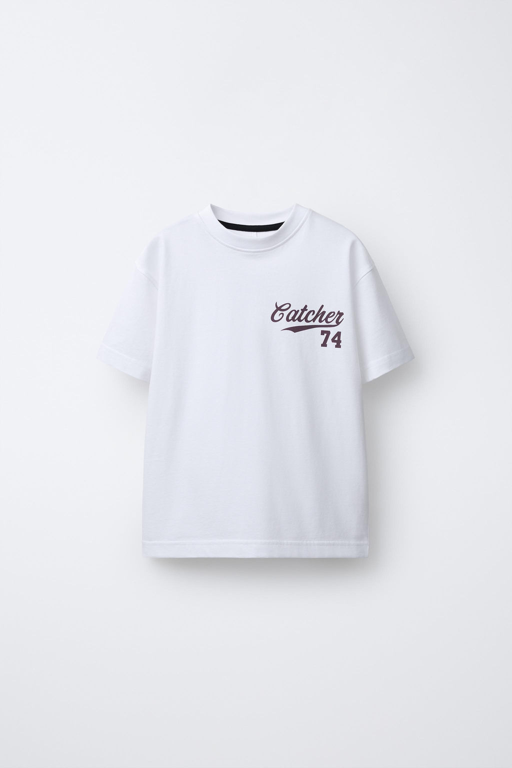 JOGGING T-SHIRT WITH LABEL - Zara фото 6