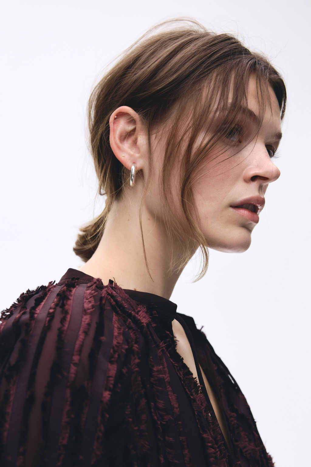 Blusa en tejido jacquard - H&m фото 3