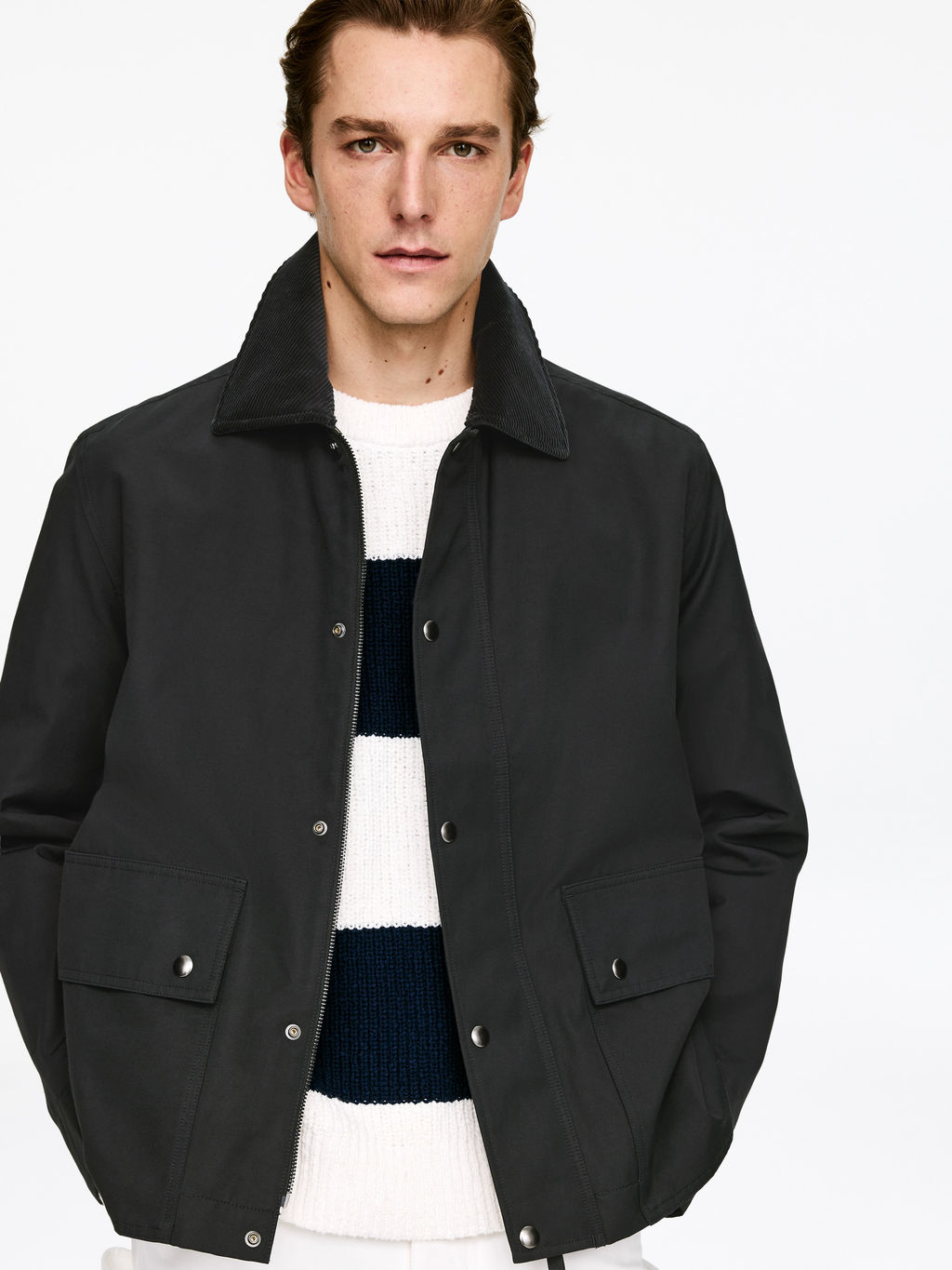 Chaqueta de nailon y algod?n encerada - H&m фото 4