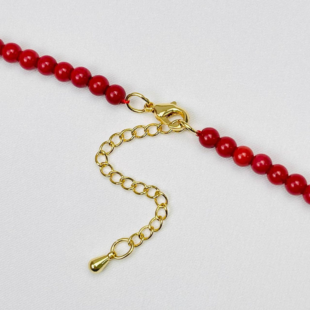 Колье из Коралла 38 см +